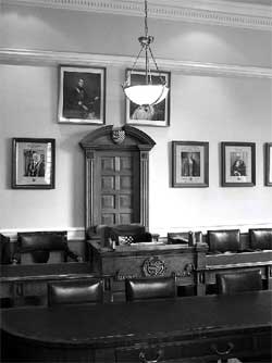 The Stamford Council Chamber.