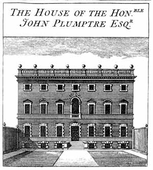 Plumptre House, c.1750.
