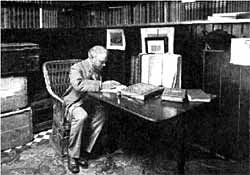 Cornelius Brown in his study.